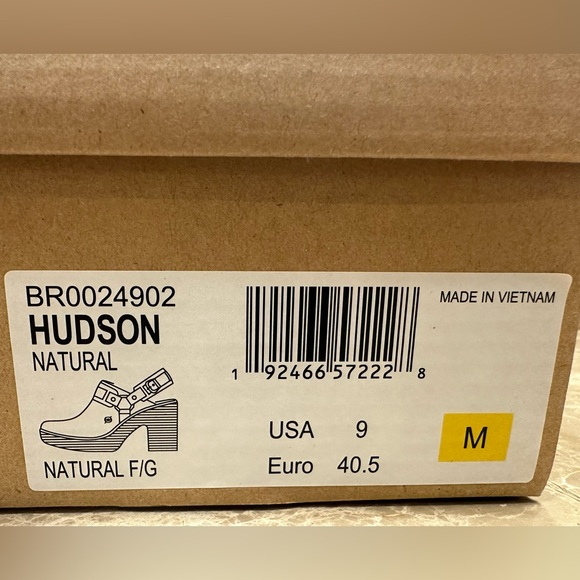 BORN NIB Hudson Leather shoes Color: Natural Size: US 9M Euro 40.5 - Picture 6 of 10